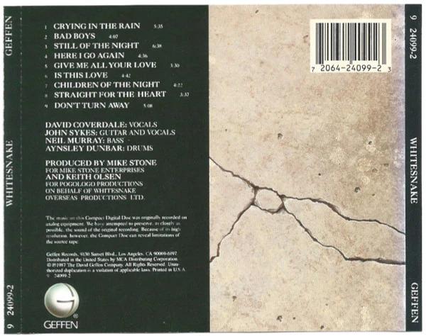 Whitesnake - Whitesnake (CD) (VG+, VG+)