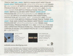 David Gray - Sail Away (CD) (NM or M-, VG+)