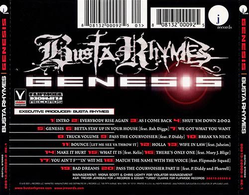 Busta Rhymes - Genesis (CD) (VG+, VG+)