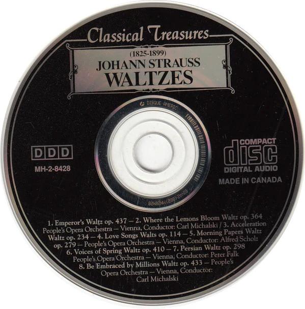 People's Opera Orchestra - Johann Strauss Waltzes (CD) (NM or M-, NM or M-)