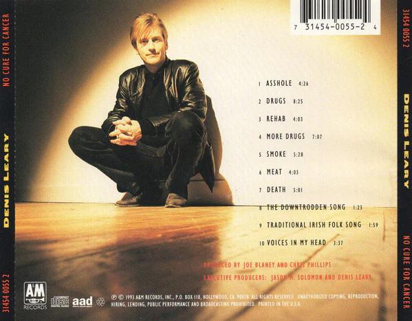 Denis Leary - No Cure For Cancer (CD) (NM or M-, VG+)