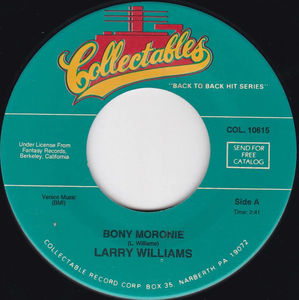Larry Williams  - Bony Moronie / You Bug Me, Baby (Vinyl) (VG+, Generic)