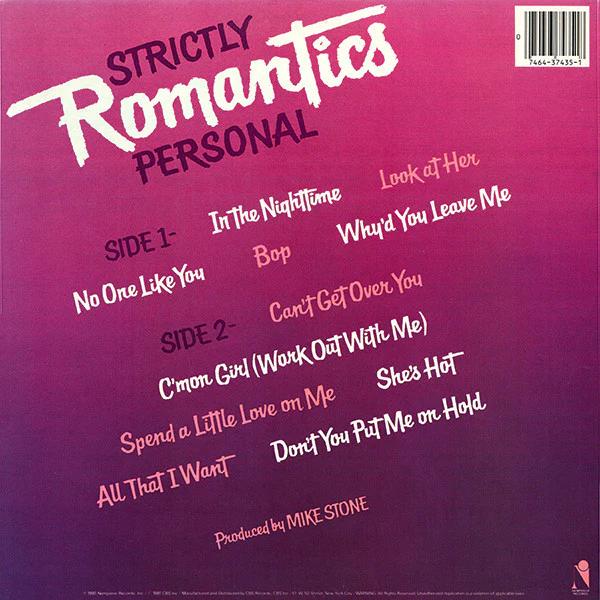 The Romantics - Strictly Personal (Vinyl) (VG+, VG+)