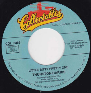 Thurston Harris / The Blisters  - Little Bitty Pretty One / Shortnin' Bread (Vinyl) (NM or M-, Generic)