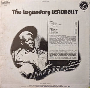 Leadbelly - The Legendary Leadbelly (Vinyl) (VG+, VG)