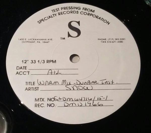 Snow  - Girl I've Been Hurt (Vinyl) (NM or M-, Generic)