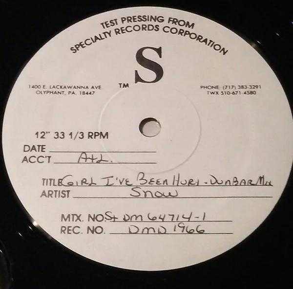 Snow  - Girl I've Been Hurt (Vinyl) (NM or M-, Generic)