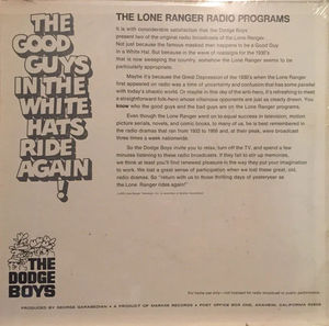 George Garabedian - The Lone Ranger® - Take It From Me, The Original Good Guy (Vinyl) (VG+, VG+)