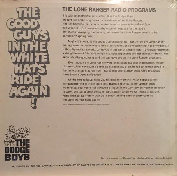 George Garabedian - The Lone Ranger® - Take It From Me, The Original Good Guy (Vinyl) (VG+, VG+)