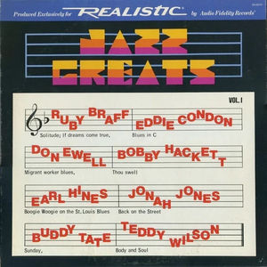 Various - Jazz Greats Vol. 1 (Vinyl) (VG+, VG)