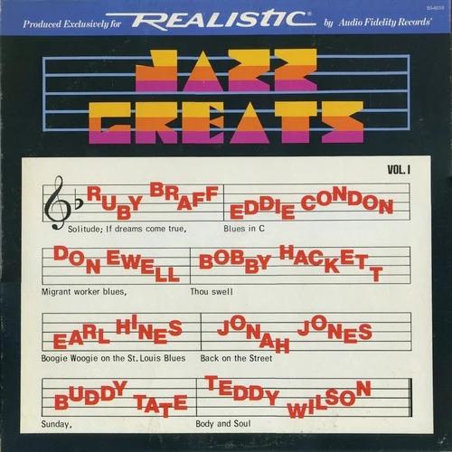 Various - Jazz Greats Vol. 1 (Vinyl) (VG+, VG)