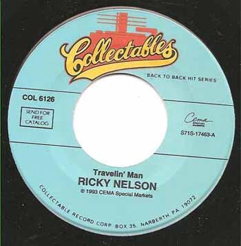 Ricky Nelson  - Travelin' Man (Vinyl) (NM or M-, Generic)