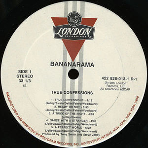 Bananarama - True Confessions (Vinyl) (VG+, VG)