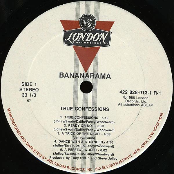 Bananarama - True Confessions (Vinyl) (VG+, VG)