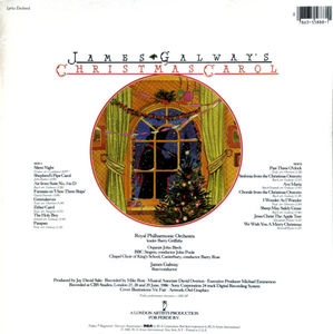 James Galway - Christmas Carol (Vinyl) (VG+, VG+)