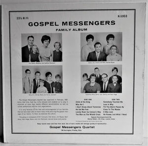 Gospel Messengers Quartet - Family Album (Vinyl) (VG+, VG)