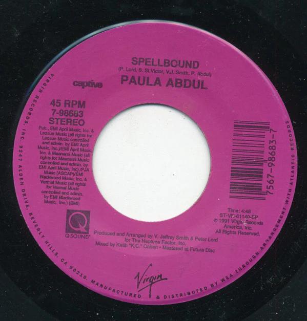 Paula Abdul - Blowing Kisses In The Wind (Vinyl) (NM or M-, Generic)