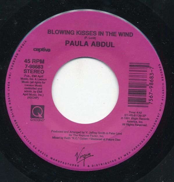 Paula Abdul - Blowing Kisses In The Wind (Vinyl) (NM or M-, Generic)