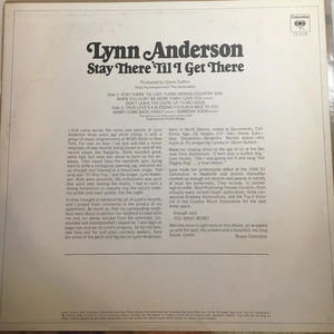 Lynn Anderson - Stay There 'Til I Get There (Vinyl) (VG+, VG+)
