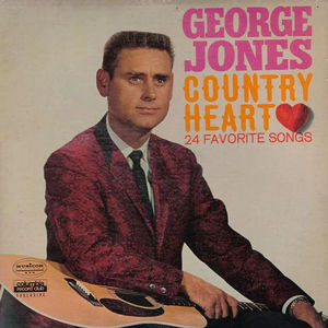 George Jones  - Country Heart (Vinyl) (VG, G+)