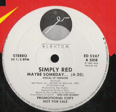 Simply Red - Maybe Someday ... (Vinyl) (VG+, VG)