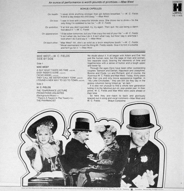 Mae West & W.C. Fields - Side By Side (Vinyl) (NM or M-, NM or M-)