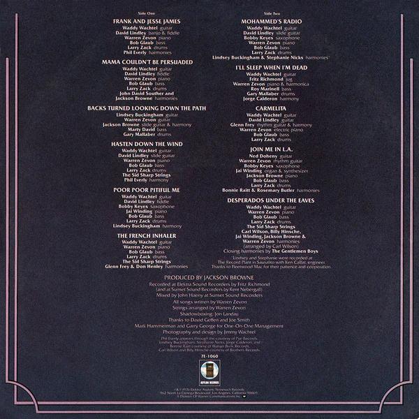 Warren Zevon - Warren Zevon (Vinyl) (VG+, VG)