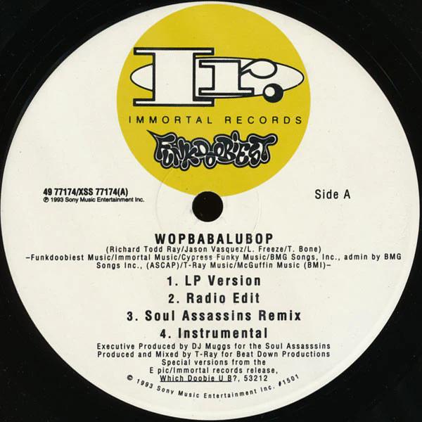 Funkdoobiest - Wopbabalubop / Where's It At (Vinyl) (VG, Generic)