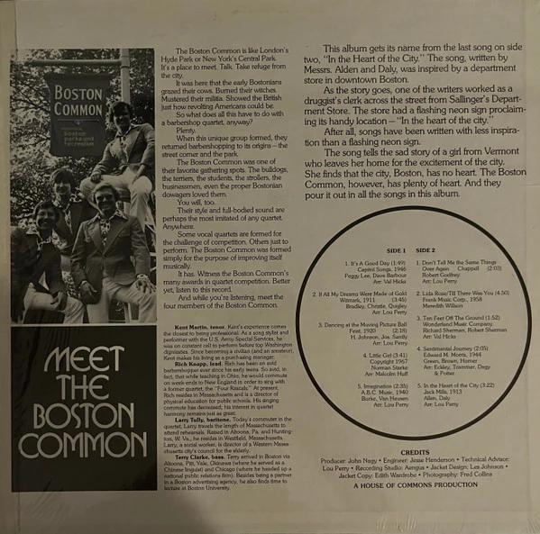 The Boston Common - In The Heart Of The City (Vinyl) (VG+, VG)