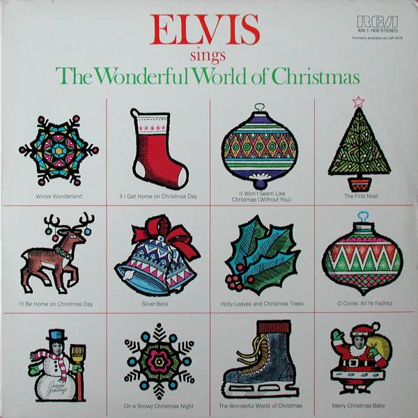Elvis Presley - Elvis Sings The Wonderful World Of Christmas (Vinyl) (VG+, VG+)
