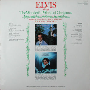 Elvis Presley - Elvis Sings The Wonderful World Of Christmas (Vinyl) (VG+, VG+)