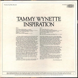 Tammy Wynette - Inspiration (Vinyl) (VG, VG)