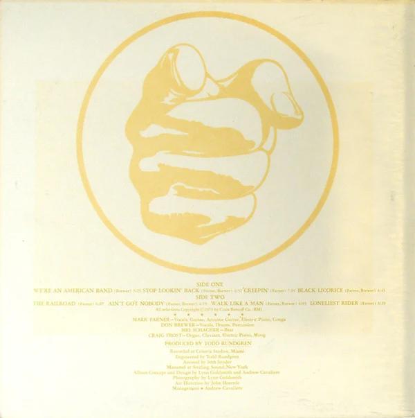 Grand Funk Railroad - We're An American Band (Vinyl) (VG+, VG)