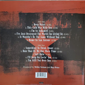 Willie Nelson And Ray Price - Run That By Me One More Time (Vinyl) (NM or M-, VG+)