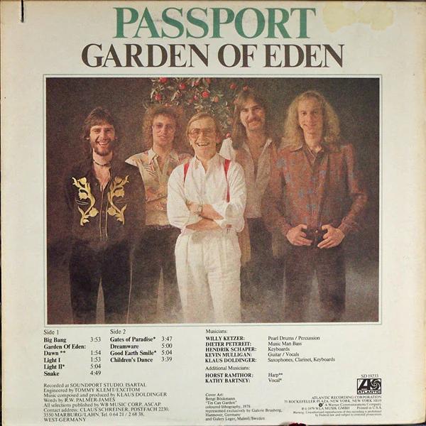Passport  - Garden Of Eden (Vinyl) (NM or M-, VG+)