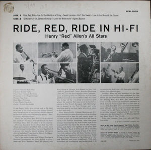 Henry "Red" Allen's All Stars - Ride, Red, Ride In Hi-Fi (Vinyl) (VG, VG)