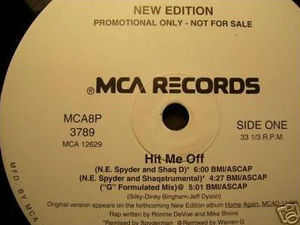 New Edition - Hit Me Off (Vinyl) (VG+, Generic)