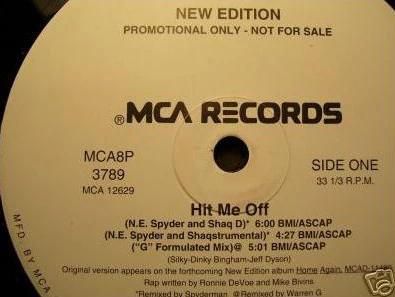 New Edition - Hit Me Off (Vinyl) (VG+, Generic)