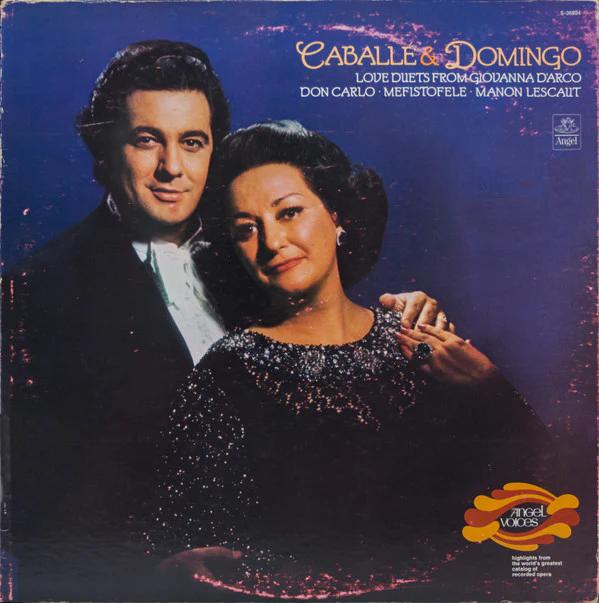 Montserrat Caballé & Placido Domingo - Love Duets (Vinyl) (NM or M-, VG)