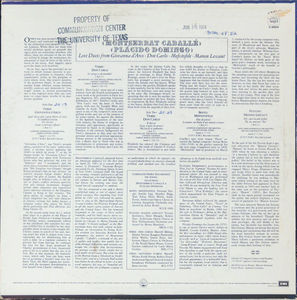 Montserrat Caballé & Placido Domingo - Love Duets (Vinyl) (NM or M-, VG)