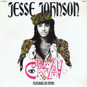 Jesse Johnson Featuring Sly Stone - Crazay (Vinyl) (VG+, VG)