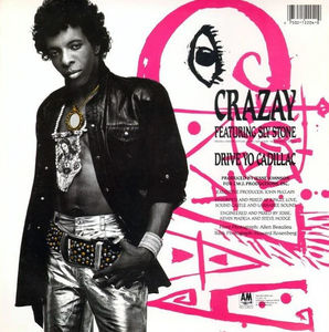 Jesse Johnson Featuring Sly Stone - Crazay (Vinyl) (VG+, VG)