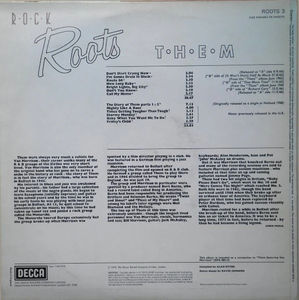 Them  - Rock Roots (Vinyl) (VG+, VG)