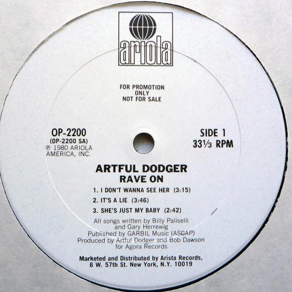 Artful Dodger  - Rave On (Vinyl) (VG+, VG)