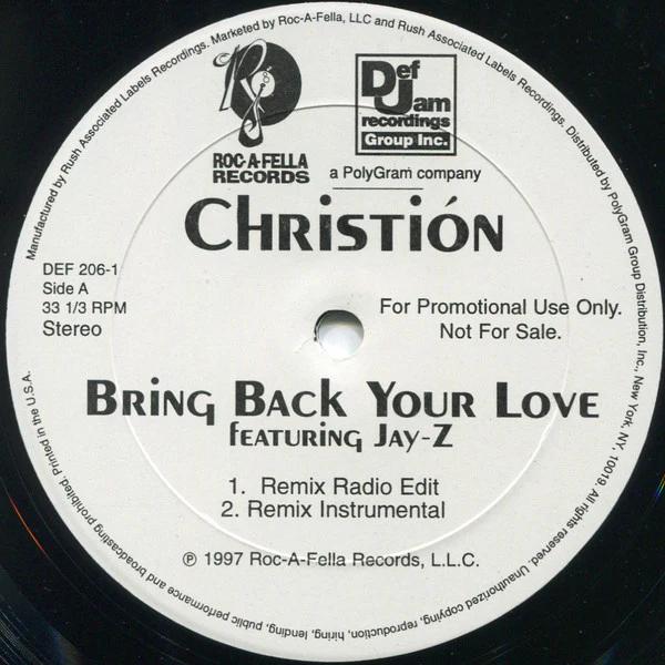 Christión - Bring Back Your Love / Pull It (Vinyl) (NM or M-, VG+)