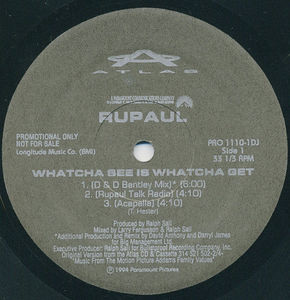 RuPaul - Whatcha See Is Whatcha Get (Vinyl) (VG+, VG)