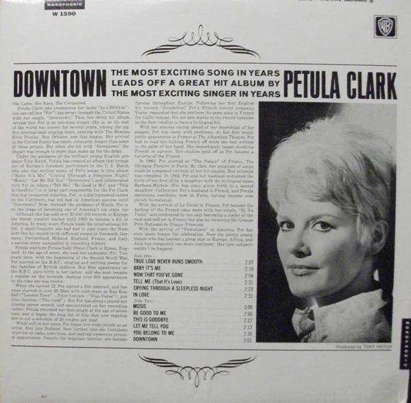 Petula Clark - Downtown (Vinyl) (VG+, VG)
