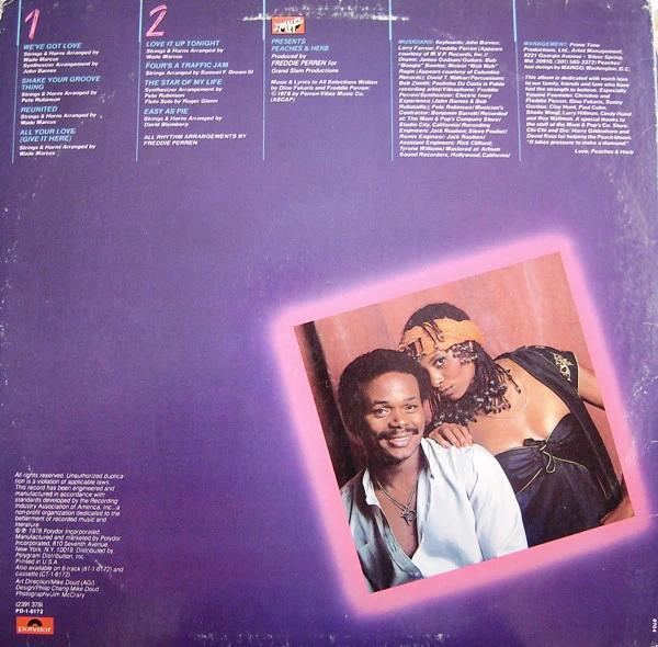 Peaches & Herb - 2 Hot! (Vinyl) (VG+, VG+)