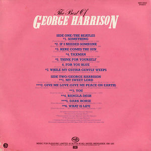 George Harrison - The Best Of George Harrison (Vinyl) (VG+, VG+)