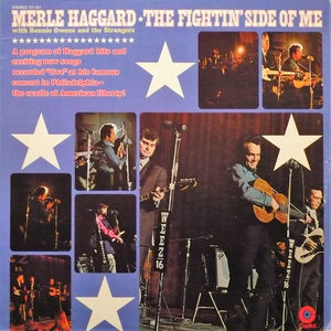 Merle Haggard With Bonnie Owens And The Strangers  - The Fightin' Side Of Me (Vinyl) (VG, VG)